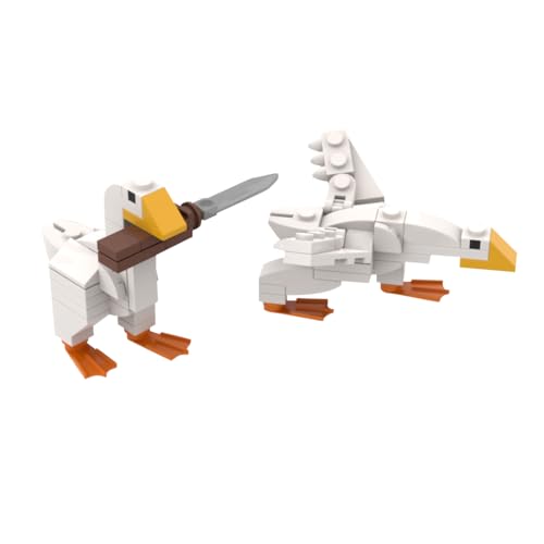 RCARTOYRTR Gans Vogel Bausteine Set, Pädagogisches Baukasten Tier-Spielzeug, Vogel-Modell fürs Wohnzimmer oder BüRo Entworfen von Rad0lf, VöGel Modellbausatz für Erwachsene - 81 Teile RCARTOYRTR Gans Vogel Bausteine Set, Pädagogisches Baukasten Tier-Spielzeug, Vogel-Modell fürs Wohnzimmer oder BüRo Entworfen von Rad0lf, VöGel Modellbausatz für Erwachsene - 81 Teile von RCARTOYRTR