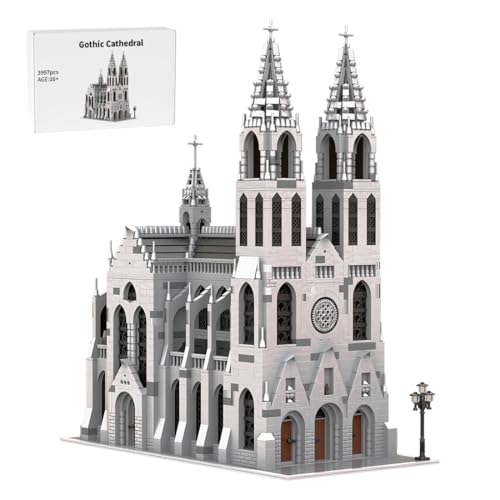 RCARTOYRTR Gotik Kathedrale Klemmbausteine, 3997 Stück Mittelalterliches Piratenthema Architektur Baukasten, Kreatives Modular Building Spielzeug und Geschenk für Erwachsene Jugendliche RCARTOYRTR Gotik Kathedrale Klemmbausteine, 3997 Stück Mittelalterliches Piratenthema Architektur Baukasten, Kreatives Modular Building Spielzeug und Geschenk für Erwachsene Jugendliche von RCARTOYRTR
