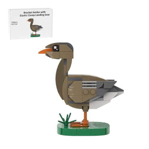RCARTOYRTR Graugans Vogel Bausteine Set, Pädagogisches Baukasten Tier-Spielzeug, Vogel-Modell fürs Wohnzimmer oder BüRo Entworfen von SKABRAM, VöGel Modellbausatz für Erwachsene - 146 Teile RCARTOYRTR Graugans Vogel Bausteine Set, Pädagogisches Baukasten Tier-Spielzeug, Vogel-Modell fürs Wohnzimmer oder BüRo Entworfen von SKABRAM, VöGel Modellbausatz für Erwachsene - 146 Teile von RCARTOYRTR