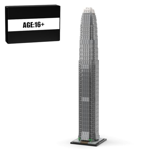 RCARTOYRTR Hong-Kong Internationales Finanzzentrum Architektur Wolkenkratzer Skylines Baukasten, 1:800 Gebäude Haus Klemmbausteine, Geschenk und Spielzeug für Erwachsene - 2044 Teile RCARTOYRTR Hong-Kong Internationales Finanzzentrum Architektur Wolkenkratzer Skylines Baukasten, 1:800 Gebäude Haus Klemmbausteine, Geschenk und Spielzeug für Erwachsene - 2044 Teile von RCARTOYRTR
