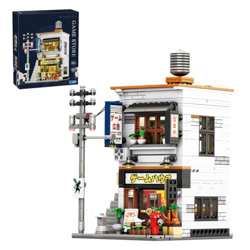 RCARTOYRTR Japanisches Arcade Store Klemmbausteine, 984 Teile Straßenszene Haus Bausatz, Kreatives Modular Building Spielzeug und Geschenk für Erwachsene Jugendliche RCARTOYRTR Japanisches Arcade Store Klemmbausteine, 984 Teile Straßenszene Haus Bausatz, Kreatives Modular Building Spielzeug und Geschenk für Erwachsene Jugendliche von RCARTOYRTR
