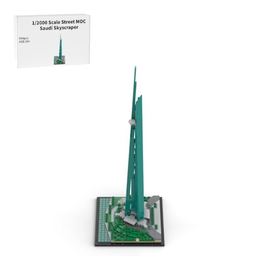 RCARTOYRTR Jeddah Architektur Saudi Skylines Baukasten, 1:2000 Weltberühmtes Gebäude Haus Klemmbausteine, Modular Building Geschenk für Erwachsene - 554 Teile RCARTOYRTR Jeddah Architektur Saudi Skylines Baukasten, 1:2000 Weltberühmtes Gebäude Haus Klemmbausteine, Modular Building Geschenk für Erwachsene - 554 Teile von RCARTOYRTR