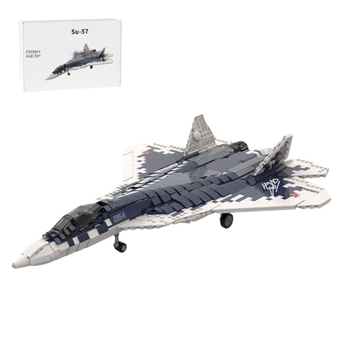 RCARTOYRTR Kampfjet Flugzeug Klemmbausteine, 1:35 Militär Taktischen Jagdflugzeugs Bauklötze Entworfen von Handsolo, Home und Büro-Deko & Modular Building Geschenk für Erwachsene von RCARTOYRTR