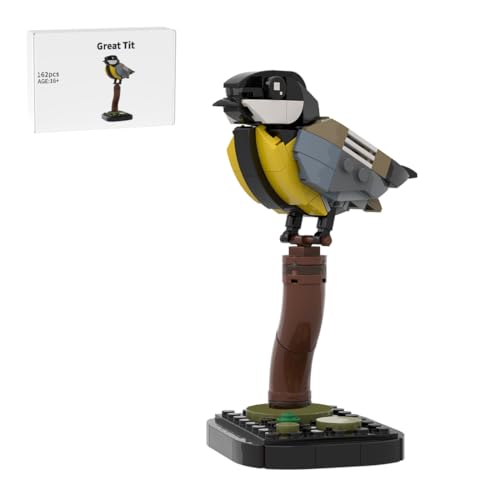 RCARTOYRTR Kohlmeise Vogel Bausteine Set, Pädagogisches Baukasten Tier-Spielzeug, Vogel-Modell fürs Wohnzimmer oder BüRo Entworfen von SKABRAM, VöGel Modellbausatz für Erwachsene - 162 Teile RCARTOYRTR Kohlmeise Vogel Bausteine Set, Pädagogisches Baukasten Tier-Spielzeug, Vogel-Modell fürs Wohnzimmer oder BüRo Entworfen von SKABRAM, VöGel Modellbausatz für Erwachsene - 162 Teile von RCARTOYRTR