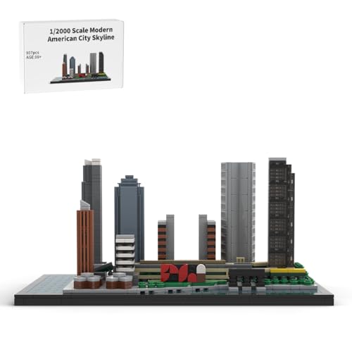 RCARTOYRTR Long Island City Architektur New York Skylines Baukasten, 1:2000 Weltberühmtes Gebäude Haus Klemmbausteine, Modular Building Geschenk für Erwachsene - 907 Teile RCARTOYRTR Long Island City Architektur New York Skylines Baukasten, 1:2000 Weltberühmtes Gebäude Haus Klemmbausteine, Modular Building Geschenk für Erwachsene - 907 Teile von RCARTOYRTR