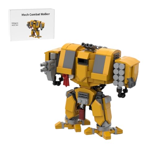 RCARTOYRTR Mech Bausatz, 581 Teile Mech Warrior Bausteine, Kreative Geschenke und Spielzeug für Erwachsene und Teens RCARTOYRTR Mech Bausatz, 581 Teile Mech Warrior Bausteine, Kreative Geschenke und Spielzeug für Erwachsene und Teens von RCARTOYRTR