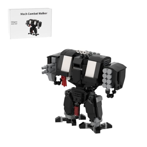 RCARTOYRTR Mech Bausatz, 581 Teile Mech Warrior Bausteine, Kreative Geschenke und Spielzeug für Erwachsene und Teens RCARTOYRTR Mech Bausatz, 581 Teile Mech Warrior Bausteine, Kreative Geschenke und Spielzeug für Erwachsene und Teens von RCARTOYRTR