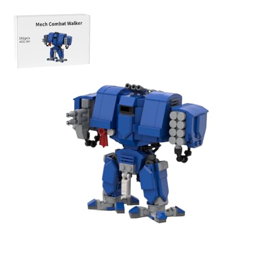 RCARTOYRTR Mech Bausatz, 581 Teile Mech Warrior Bausteine, Kreative Geschenke und Spielzeug für Erwachsene und Teens RCARTOYRTR Mech Bausatz, 581 Teile Mech Warrior Bausteine, Kreative Geschenke und Spielzeug für Erwachsene und Teens von RCARTOYRTR