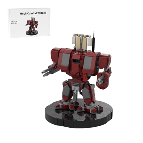RCARTOYRTR Mech Bausatz, 592 Teile Mech Warrior Bausteine, Kreative Geschenke und Spielzeug für Erwachsene und Teens RCARTOYRTR Mech Bausatz, 592 Teile Mech Warrior Bausteine, Kreative Geschenke und Spielzeug für Erwachsene und Teens von RCARTOYRTR