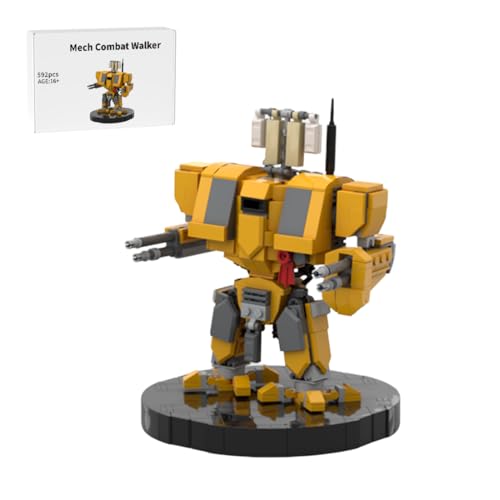 RCARTOYRTR Mech Bausatz, 592 Teile Mech Warrior Bausteine, Kreative Geschenke und Spielzeug für Erwachsene und Teens RCARTOYRTR Mech Bausatz, 592 Teile Mech Warrior Bausteine, Kreative Geschenke und Spielzeug für Erwachsene und Teens von RCARTOYRTR