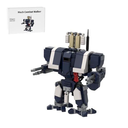 RCARTOYRTR Mech Bausatz, 592 Teile Mech Warrior Bausteine, Kreative Geschenke und Spielzeug für Erwachsene und Teens RCARTOYRTR Mech Bausatz, 592 Teile Mech Warrior Bausteine, Kreative Geschenke und Spielzeug für Erwachsene und Teens von RCARTOYRTR