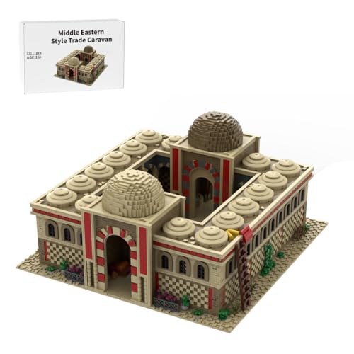 RCARTOYRTR Medieval Nahöstlicher Stil Poststation Klemmbausteine, 11111 Teile Architektur Haus Bausteine, Home Deko & Modular Building Geschenk für Erwachsene RCARTOYRTR Medieval Nahöstlicher Stil Poststation Klemmbausteine, 11111 Teile Architektur Haus Bausteine, Home Deko & Modular Building Geschenk für Erwachsene von RCARTOYRTR