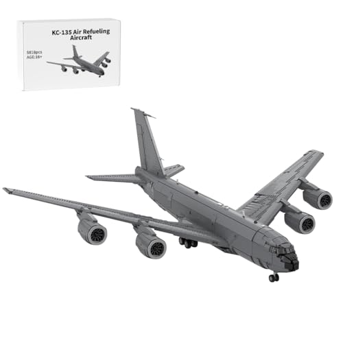 RCARTOYRTR Militär Flugzeug Klemmbausteine, 1:35 KC-135 Militärflugzeuge Bauklötze, DIY Modular Building Geschenk für Erwachsene - 5818 Stück RCARTOYRTR Militär Flugzeug Klemmbausteine, 1:35 KC-135 Militärflugzeuge Bauklötze, DIY Modular Building Geschenk für Erwachsene - 5818 Stück von RCARTOYRTR