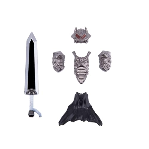 RCARTOYRTR Mittelalterlich Ritter Rüstung Schild Waffen Bausteine Set, Militär Bauklötze Spielzeug Set, Modular Building Geschenk für Erwachsene - 6 Stück von RCARTOYRTR