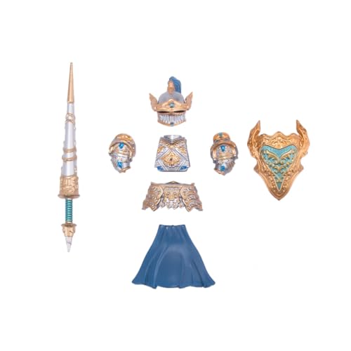 RCARTOYRTR Mittelalterlich Ritter Rüstung Schild Waffen Bausteine Set, Militär Bauklötze Spielzeug Set, Modular Building Geschenk für Erwachsene - 9 Stück von RCARTOYRTR