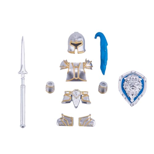 RCARTOYRTR Mittelalterlich Ritter Rüstung Waffen Bausteine Set, Militär Bauklötze Spielzeug Set, Modular Building Geschenk für Erwachsene - 10 Stück RCARTOYRTR Mittelalterlich Ritter Rüstung Waffen Bausteine Set, Militär Bauklötze Spielzeug Set, Modular Building Geschenk für Erwachsene - 10 Stück von RCARTOYRTR