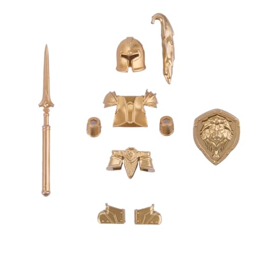 RCARTOYRTR Mittelalterlich Ritter Rüstung Waffen Bausteine Set, Militär Bauklötze Spielzeug Set, Modular Building Geschenk für Erwachsene - 10 Stück RCARTOYRTR Mittelalterlich Ritter Rüstung Waffen Bausteine Set, Militär Bauklötze Spielzeug Set, Modular Building Geschenk für Erwachsene - 10 Stück von RCARTOYRTR