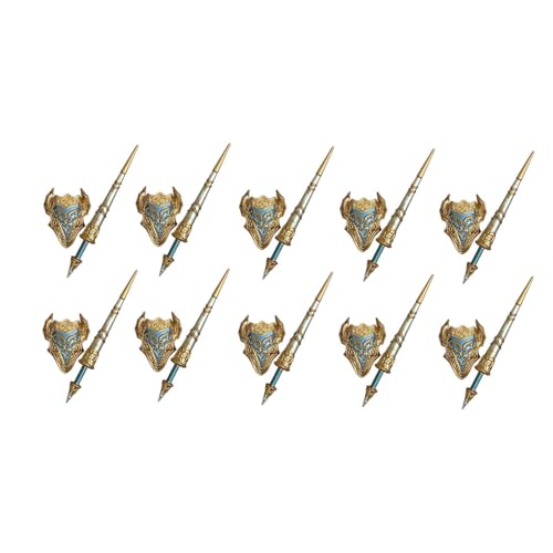 RCARTOYRTR Mittelalterliche Ritter Speer und Schild Waffen Militär Bausteine Set, Militär Bauklötze Set, Modular Building Geschenk für Erwachsene - 20 Stück von RCARTOYRTR
