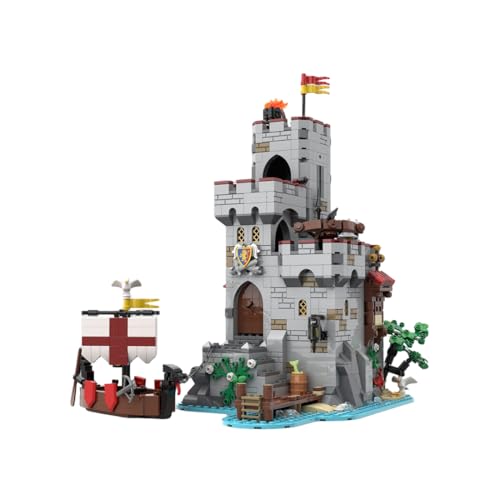 RCARTOYRTR Mittelalterlicher DIY Strandmarkt Architecture Baukasten, 1321 Teile Straßenszene Haus Gebäude Klemmbausteine, Home und Büro-Deko & Modular Building Geschenk für Erwachsene RCARTOYRTR Mittelalterlicher DIY Strandmarkt Architecture Baukasten, 1321 Teile Straßenszene Haus Gebäude Klemmbausteine, Home und Büro-Deko & Modular Building Geschenk für Erwachsene von RCARTOYRTR