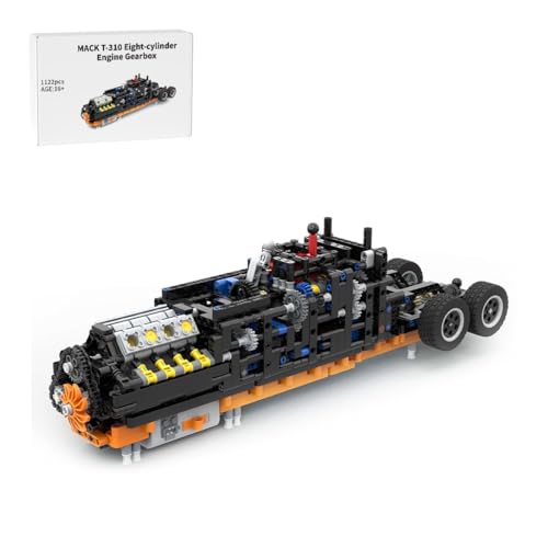 RCARTOYRTR Motor Modell Klemmbausteine, Mack T-310 8-Cylinder Getriebe Motor Bausteine Modell Entworfen von TechnologyBrickPower, Engine Bausteine Spielzeug und Geschenke für Erwachsene - 1122 Teile RCARTOYRTR Motor Modell Klemmbausteine, Mack T-310 8-Cylinder Getriebe Motor Bausteine Modell Entworfen von TechnologyBrickPower, Engine Bausteine Spielzeug und Geschenke für Erwachsene - 1122 Teile von RCARTOYRTR