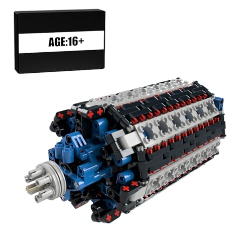 RCARTOYRTR Motor Modell Klemmbausteine, R-2160 Tornado 42-Cylinder Radial Motor Bausteine Modell, Engine Bausteine Spielzeug und Geschenke für Erwachsene - 691 Teile MOC-164609 RCARTOYRTR Motor Modell Klemmbausteine, R-2160 Tornado 42-Cylinder Radial Motor Bausteine Modell, Engine Bausteine Spielzeug und Geschenke für Erwachsene - 691 Teile MOC-164609 von RCARTOYRTR