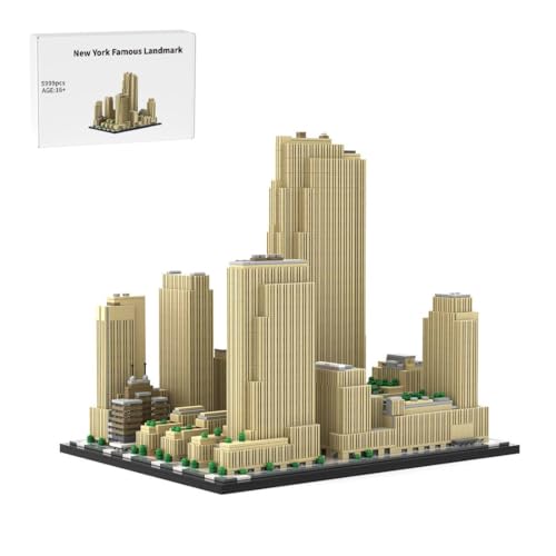 RCARTOYRTR New York Wahrzeichen Baukasten, 1:800 Weltberühmtes Gebäude Haus Klemmbausteine Entworfen von SPBrix, Modular Building Geschenk für Erwachsene - 5999 Teile MOC-178781 RCARTOYRTR New York Wahrzeichen Baukasten, 1:800 Weltberühmtes Gebäude Haus Klemmbausteine Entworfen von SPBrix, Modular Building Geschenk für Erwachsene - 5999 Teile MOC-178781 von RCARTOYRTR