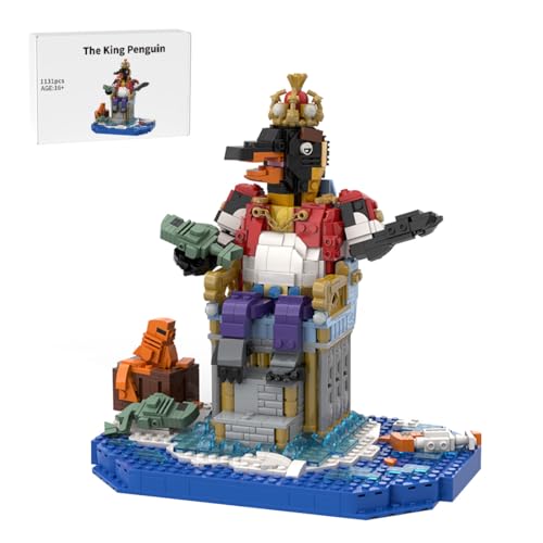 RCARTOYRTR Pinguin Bausteine Set, Pädagogisches Baukasten Tier-Spielzeug, Bauset mit Tieren, Baustein-Konstruktionsspielzeug und Geschenk für Erwachsene - 1131 Teile RCARTOYRTR Pinguin Bausteine Set, Pädagogisches Baukasten Tier-Spielzeug, Bauset mit Tieren, Baustein-Konstruktionsspielzeug und Geschenk für Erwachsene - 1131 Teile von RCARTOYRTR