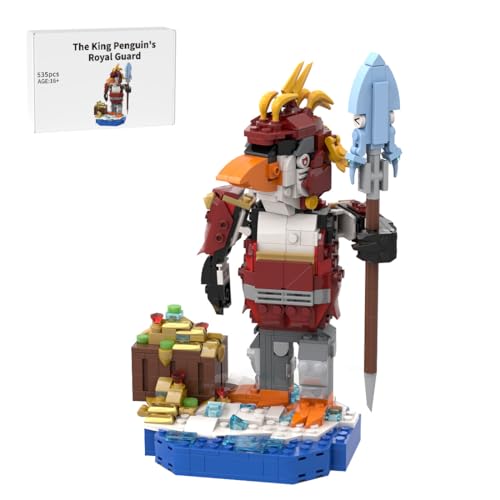 RCARTOYRTR Pinguin Bausteine Set, Pädagogisches Baukasten Tier-Spielzeug, Bauset mit Tieren, Baustein-Konstruktionsspielzeug und Geschenk für Erwachsene - 535 Teile von RCARTOYRTR