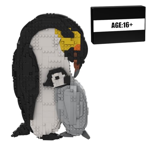 RCARTOYRTR Pinguin Bausteine Set, Pädagogisches Baukasten Tier-Spielzeug, Bauset mit Tieren, Baustein-Konstruktionsspielzeug und Geschenk für Erwachsene - 885 Teile RCARTOYRTR Pinguin Bausteine Set, Pädagogisches Baukasten Tier-Spielzeug, Bauset mit Tieren, Baustein-Konstruktionsspielzeug und Geschenk für Erwachsene - 885 Teile von RCARTOYRTR