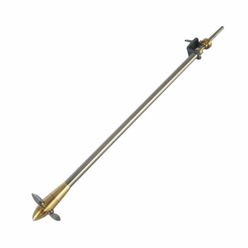 RCARTOYRTR Propeller für DIY Dampfmaschine Bootsmodelle, Einstellbare Steigung Dreiblattpropeller mit Ruder und Duallagern Modell (Modell P3) von RCARTOYRTR