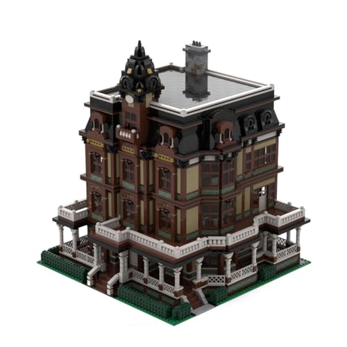RCARTOYRTR Queen Anne groß Haus Klemmbausteine, 7740 Stück Bolivianischer Stil Street Architektur Modellbausatz, Kreatives Modular Building Spielzeug und Geschenk für Erwachsene Jugendliche RCARTOYRTR Queen Anne groß Haus Klemmbausteine, 7740 Stück Bolivianischer Stil Street Architektur Modellbausatz, Kreatives Modular Building Spielzeug und Geschenk für Erwachsene Jugendliche von RCARTOYRTR