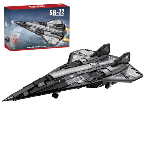 RCARTOYRTR SR-72 UAV Drohne Klemmbausteine, 1:35 Drohne Flugzeu Bauklötze Entworfen von Bru_Bri_Mocs, Modular Building Geschenk für Erwachsene - 1880 Stück RCARTOYRTR SR-72 UAV Drohne Klemmbausteine, 1:35 Drohne Flugzeu Bauklötze Entworfen von Bru_Bri_Mocs, Modular Building Geschenk für Erwachsene - 1880 Stück von RCARTOYRTR