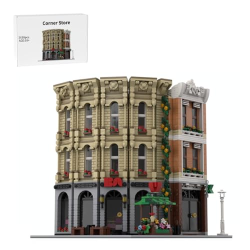 RCARTOYRTR Tasche und Kleidung Shop Klemmbausteine, 2638 Teile Haus Architektur Bausatz, Eckladen Modular Building Geschenk und Spielzeug für Erwachsene RCARTOYRTR Tasche und Kleidung Shop Klemmbausteine, 2638 Teile Haus Architektur Bausatz, Eckladen Modular Building Geschenk und Spielzeug für Erwachsene von RCARTOYRTR