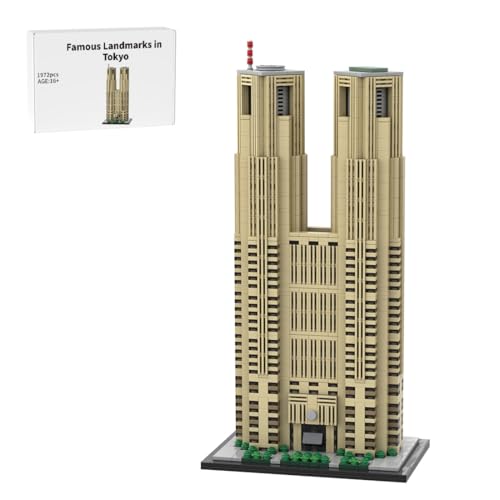 RCARTOYRTR Tokyo Architecture Klemmbausteine, 1:800 Weltberühmtes Gebäude Wahrzeichen Bausatz, Modular Building Geschenk und Spielzeug für Erwachsene - 1972 Teile RCARTOYRTR Tokyo Architecture Klemmbausteine, 1:800 Weltberühmtes Gebäude Wahrzeichen Bausatz, Modular Building Geschenk und Spielzeug für Erwachsene - 1972 Teile von RCARTOYRTR
