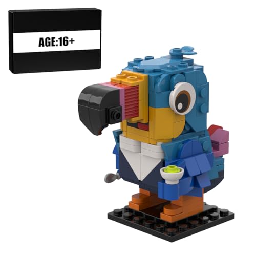 RCARTOYRTR Tukan Bausteine Set, Vogel Modellbausatz fürs Wohnzimmer oder BüRo, Pädagogisches Baukasten Tier-Spielzeug für Erwachsene - 187 Teile RCARTOYRTR Tukan Bausteine Set, Vogel Modellbausatz fürs Wohnzimmer oder BüRo, Pädagogisches Baukasten Tier-Spielzeug für Erwachsene - 187 Teile von RCARTOYRTR