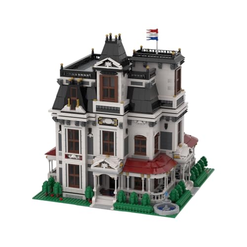 RCARTOYRTR Viktorianische Gartenvilla Haus Klemmbausteine, 6998 Stück Bolivianischer Stil Street Architektur Modellbausatz, Kreatives Modular Building Spielzeug und Geschenk für Erwachsene Jugendliche RCARTOYRTR Viktorianische Gartenvilla Haus Klemmbausteine, 6998 Stück Bolivianischer Stil Street Architektur Modellbausatz, Kreatives Modular Building Spielzeug und Geschenk für Erwachsene Jugendliche von RCARTOYRTR
