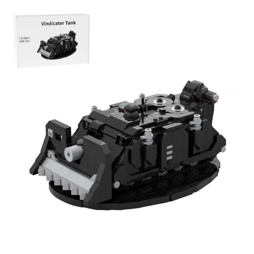RCARTOYRTR Vindicator Kampfpanzer Klemmbausteine, Militär Hauptkampfpanzer Bausteinset, Panzer Baustein-Spielzeug und Geschenk für Erwachsene - 1119 Teile von RCARTOYRTR