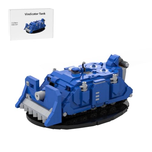 RCARTOYRTR Vindicator Kampfpanzer Klemmbausteine, Militär Hauptkampfpanzer Bausteinset, Panzer Baustein-Spielzeug und Geschenk für Erwachsene - 1119 Teile von RCARTOYRTR
