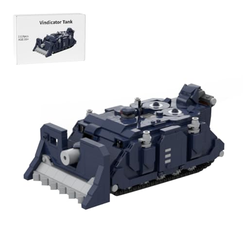 RCARTOYRTR Vindicator Kampfpanzer Klemmbausteine, Militär Hauptkampfpanzer Bausteinset, Panzer Baustein-Spielzeug und Geschenk für Erwachsene - 1119 Teile von RCARTOYRTR