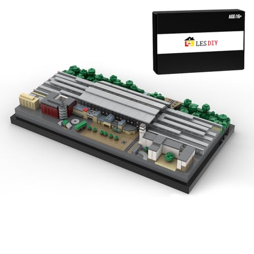 RCARTOYRTR Zentraler Bahnhof Architektur Germany Straßenszene Baukasten, Weltberühmtes Gebäude Haus Klemmbausteine, Modular Building Geschenk und Spielzeug für Erwachsene - 1617 Teile RCARTOYRTR Zentraler Bahnhof Architektur Germany Straßenszene Baukasten, Weltberühmtes Gebäude Haus Klemmbausteine, Modular Building Geschenk und Spielzeug für Erwachsene - 1617 Teile von RCARTOYRTR