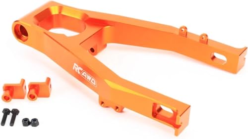 RCAWD Aluminium Schwinge für Losi Promoto MX 1/4 Motorrad RC Upgrades Teil #LOS364000 (Orange) von RCAWD