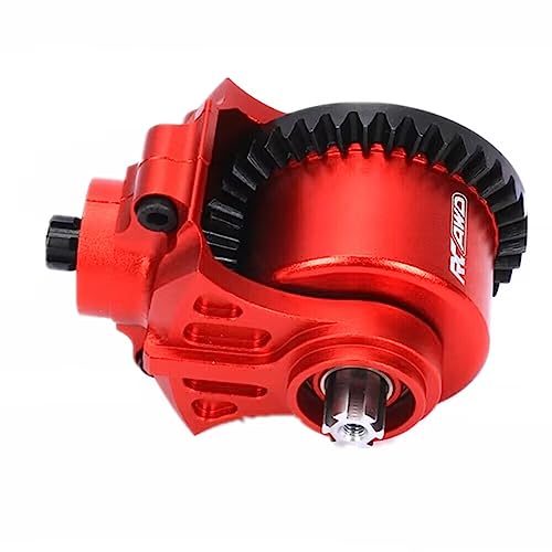 RCAWD arrma Differential Set 37T 13T Vergrößerte Spiralzähne für ARRMA Big Rock, Granit, Senton, Vorteks, Typhon, Infrktion, Vendetta 3S & Kraton Outcast 4S V2 Upgrade Part (rot) von RCAWD