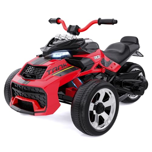 RCB 12V Elektro Motorrad Kinder, 2 Motoren & 12 Zoll Elektro-Dirt-Bike 3/8 km/h Geschwindigkeitsmodi, Multi-Musik, USB-Anschluss, Best Kinder-Motorrad Auto für 3-8 Jährige RCB 12V Elektro Motorrad Kinder, 2 Motoren & 12 Zoll Elektro-Dirt-Bike 3/8 km/h Geschwindigkeitsmodi, Multi-Musik, USB-Anschluss, Best Kinder-Motorrad Auto für 3-8 Jährige von RCB
