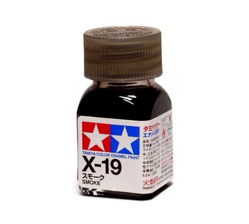 RCECHO® 2x Tamiya Model Color Enamel Paint X-19 Smoke Net 10ml 80019 CA450 mit RCECHO® Vollversion Apps Ausgabe von RCECHO