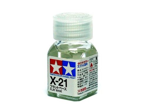 RCECHO® 2x Tamiya Model Color Enamel Paint X-21 Flat Base Net 10ml 80021 CA448 mit RCECHO® Vollversion Apps Ausgabe von RCECHO