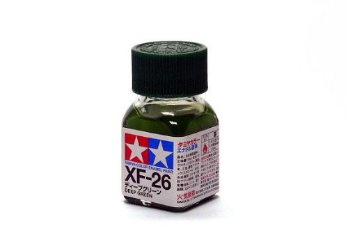 RCECHO® 2x Tamiya Model Color Enamel Paint XF-26 Deep Green Net 10ml 80326 CA354 mit RCECHO® Vollversion Apps Ausgabe von RCECHO
