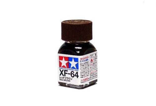 RCECHO® 2x Tamiya Model Color Enamel Paint XF-64 Red Brown Net 10ml 80364 CA336 mit RCECHO® Vollversion Apps Ausgabe von RCECHO