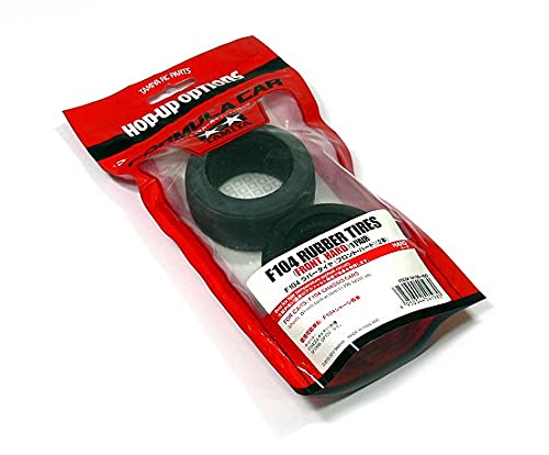 RCECHO® Tamiya RC Model F104 Rubber Tires (Front, Hard) (1 Pair) 54198 with RCECHO® Full Version Apps Edition von RCECHO
