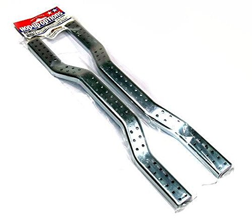 RCECHO Tamiya Hop-Up Options CR-01 Leiterrahmen (Luster Silver) OP-1049 54049 von RCECHO