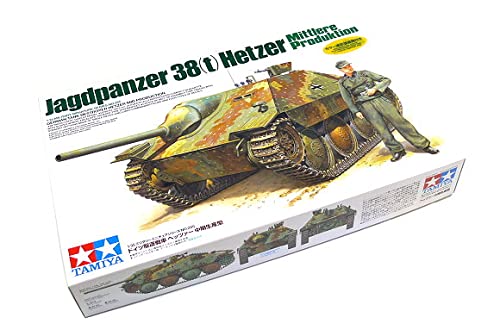 Tamiya Military Model 1/35 German Tank Hetzer Mittlere Mid Produktion 35285 von RCECHO